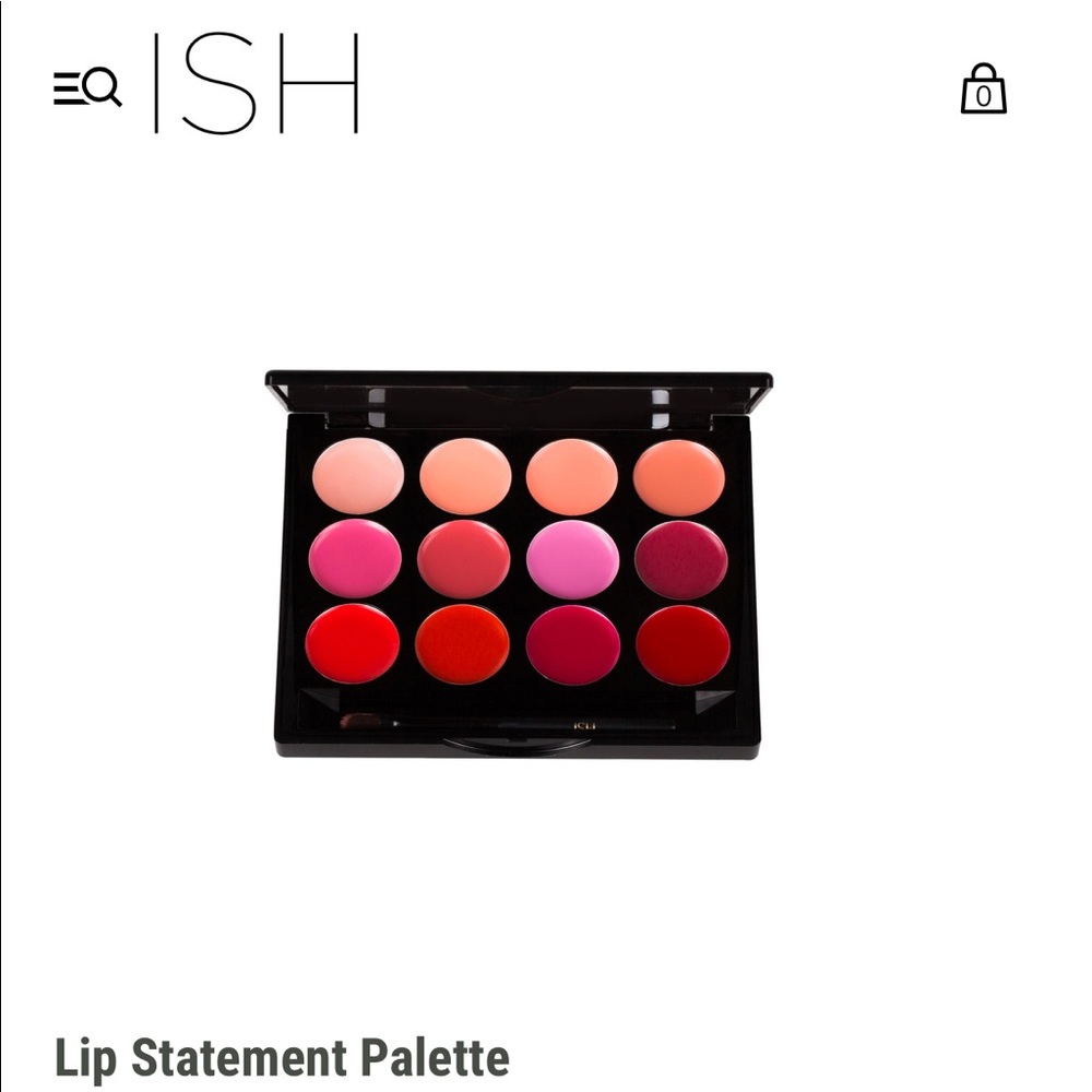 BNWT ISH Lip Statement Palette
